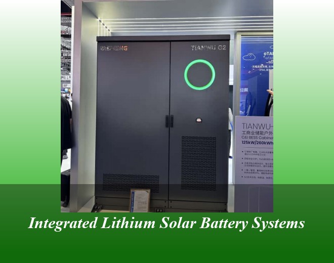Integrated Lithium Solar Battery Systems